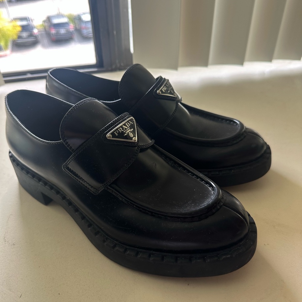 Prada Men's Black Loafers